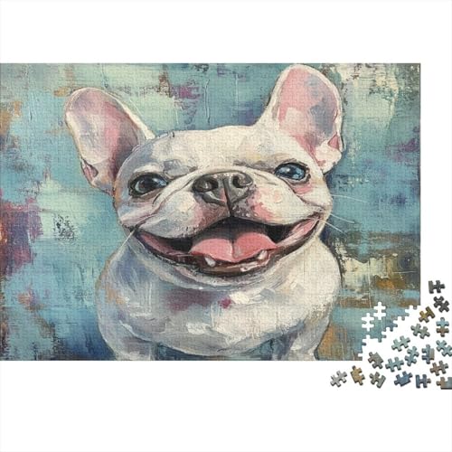 French Bulldogge 500 Teile Puzzle Puzzle Für Erwachsene Kinder Lernspiel Für Erwachsene Und Kinder Impossible Puzzle 500pcs (52x38cm) von DVAPAHEVK