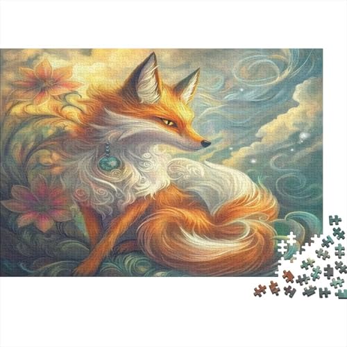 Fuchs 300 Teile Puzzle Puzzle-Geschenk Geschicklichkeitsspiel Für Erwachsenen Ab 14 Jahren 100% Recycelten Kartons 300pcs (40x28cm) von DVAPAHEVK