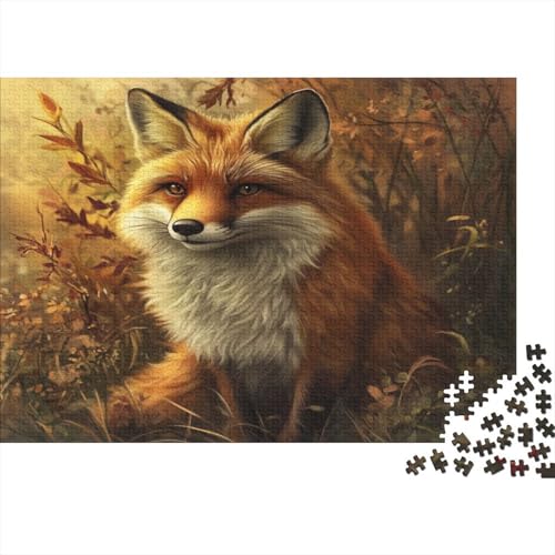 Fuchs 300 Teile Puzzle Spielzeug Geschenk Geschicklichkeitsspiel Familienspaß Impossible Puzzle 300pcs (40x28cm) von DVAPAHEVK