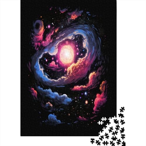 Galaxy 500 Teile Puzzle Puzzle-Geschenk Familien-Puzzlespiel Für Erwachsene Und Kinder Impossible Puzzle 500pcs (52x38cm) von DVAPAHEVK