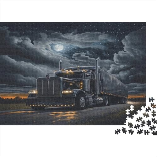 Großer Truck 300 Teile Puzzle Premium Quality Puzzle Kinder Lernspiel Familienspaß 100% Recycelten Kartons 300pcs (40x28cm) von DVAPAHEVK