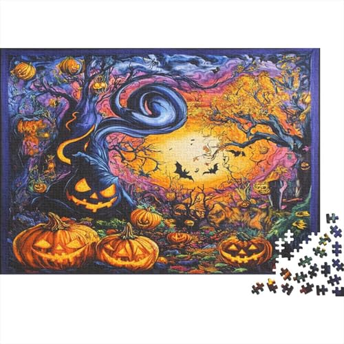 Halloweendorf 300 Teile Puzzle Puzzle-Geschenk Kinder Lernspiel Für Erwachsenen Ab 14 Jahren Impossible Puzzle 300pcs (40x28cm) von DVAPAHEVK