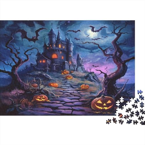 Halloweendorf 300 Teile Puzzle Spielzeug Geschenk Geschicklichkeitsspiel Für Erwachsenen Ab 14 Jahren Impossible Puzzle 300pcs (40x28cm) von DVAPAHEVK