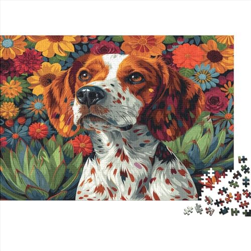 Hund 300 Teile Puzzle Puzzle-Geschenk Kinder Lernspiel Familienspaß 100% Recycelten Kartons 300pcs (40x28cm) von DVAPAHEVK