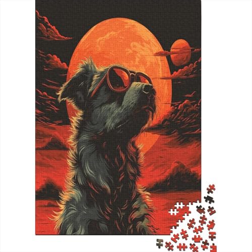 Hunde mit Sonnenbrillen 1000 Teile Puzzle Spielzeug Geschenk Geschicklichkeitsspiel Für Erwachsenen Ab 14 Jahren Impossible Puzzle 1000pcs (75x50cm) von DVAPAHEVK