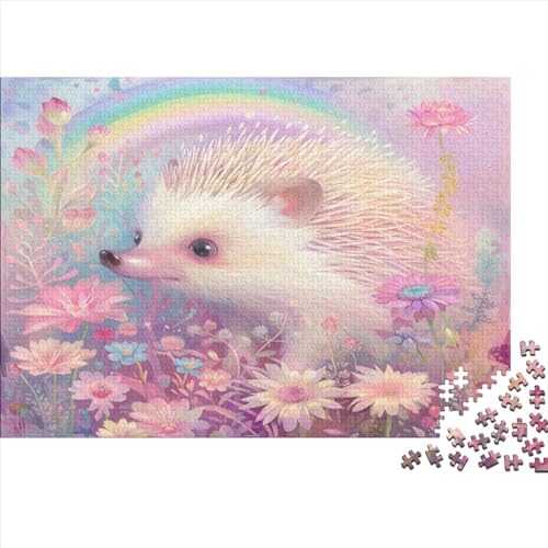 Igel 300 Teile Puzzle Puzzle Für Erwachsene Geschicklichkeitsspiel Familienspaß 100% Recycelten Kartons 300pcs (40x28cm) von DVAPAHEVK