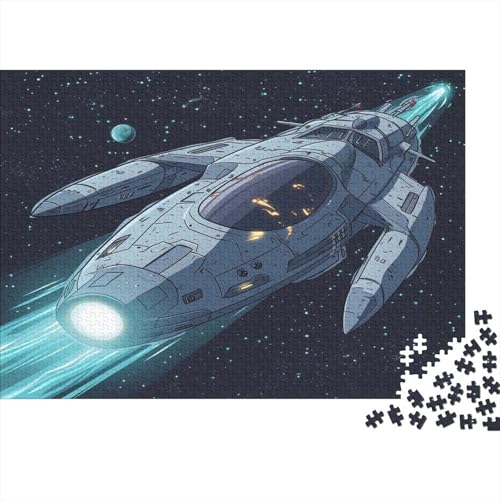 Interstellare Raumschiffe Puzzlespiel 1000 Teile Puzzle Für Erwachsene Und Kinder Ab 14 Jahren, Puzzle Erwachsenen Puzzlespi Puzzel 1000pcs (75x50cm) von DVAPAHEVK