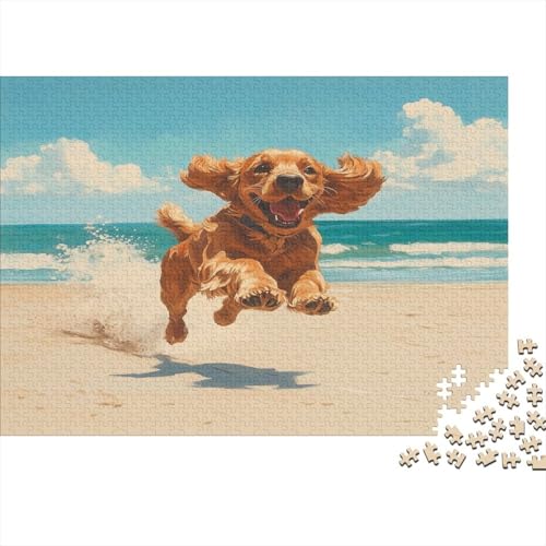 Irish Setter 500 Teile Puzzle Puzzle-Geschenk Geschicklichkeitsspiel Für Erwachsenen Ab 14 Jahren Impossible Puzzle 500pcs (52x38cm) von DVAPAHEVK