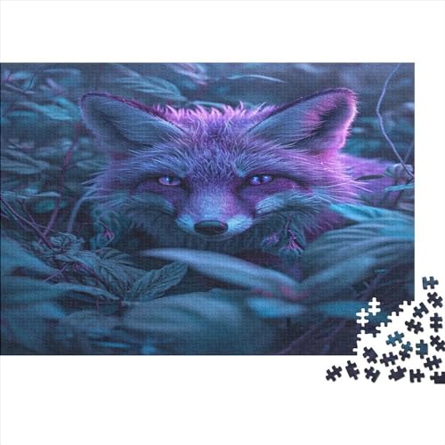 Jungle Fuchs Puzzle 1000 Teile Erwachsene, Puzzlespiel Jigsaw Puzzles Erwachsenen Puzzlespiel Puzzel 1000pcs (75x50cm) von DVAPAHEVK