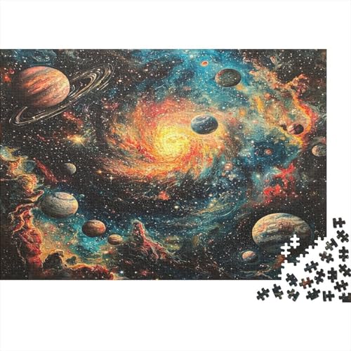 Kosmische Galaxie 1000 Teile Puzzle Puzzle-Geschenk Familien-Puzzlespiel Familienspaß 100% Recycelten Kartons 1000pcs (75x50cm) von DVAPAHEVK