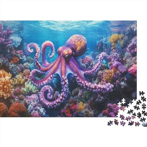 Krake 1000 Teile Puzzle Puzzle-Geschenk Geschicklichkeitsspiel Für Erwachsenen Ab 14 Jahren Impossible Puzzle 1000pcs (75x50cm) von DVAPAHEVK