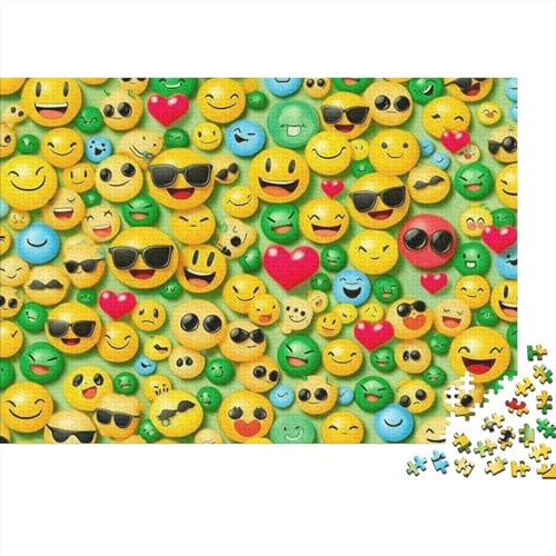 Lächelndes Gesicht 300 Teile Puzzle Spielzeug Geschenk Kinder Lernspiel Familienspaß Impossible Puzzle 300pcs (40x28cm) von DVAPAHEVK