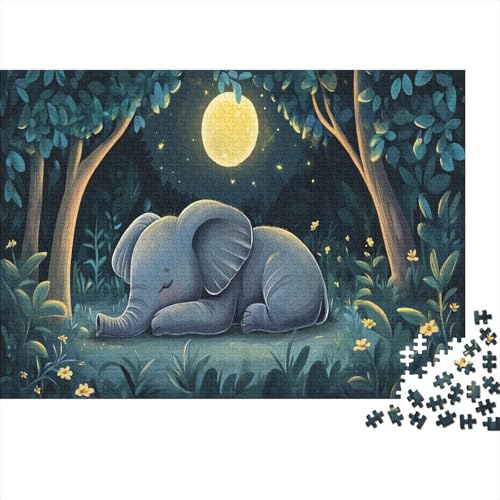 Little Elefant 500 Teile Puzzle Puzzle-Geschenk Geschicklichkeitsspiel Familienspaß 100% Recycelten Kartons 500pcs (52x38cm) von DVAPAHEVK