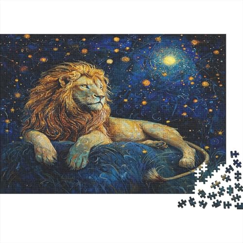 Löwe 300 Teile Puzzle Spielzeug Geschenk Geschicklichkeitsspiel Für Erwachsene Und Kinder Impossible Puzzle 300pcs (40x28cm) von DVAPAHEVK