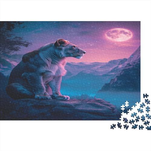 Löwe Puzzle 1000 Teile - Puzzle Für Erwachsene, Puzzle, Puzzlespiel Erwachsenen Puzzlespiel Puzzel 1000pcs (75x50cm) von DVAPAHEVK