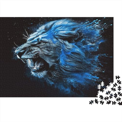 Löwe Puzzle 1000 Teile Puzzle Für Erwachsene Und Kinder Ab 14 Jahren Puzzel 1000pcs (75x50cm) von DVAPAHEVK