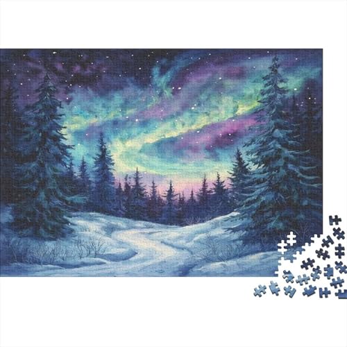 Nordlichter 300 Teile Puzzle Puzzle-Geschenk Geschicklichkeitsspiel Für Erwachsenen Ab 14 Jahren Impossible Puzzle 300pcs (40x28cm) von DVAPAHEVK