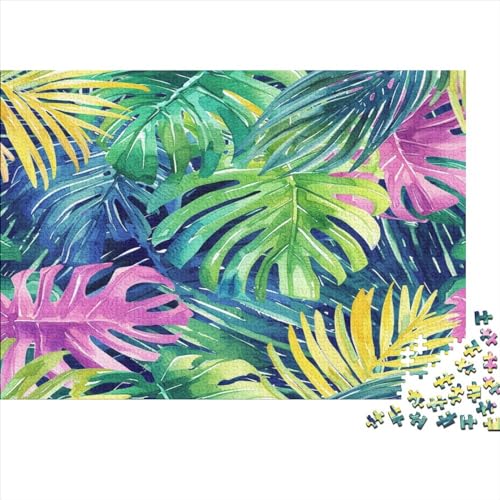 Palmblätter 300 Teile Puzzle Puzzle Für Erwachsene Familien-Puzzlespiel Familienspaß Impossible Puzzle 300pcs (40x28cm) von DVAPAHEVK