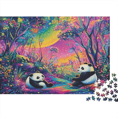 Panda 1000 Teile Puzzle Spielzeug Geschenk Geschicklichkeitsspiel Für Erwachsene Und Kinder Impossible Puzzle 1000pcs (75x50cm) von DVAPAHEVK