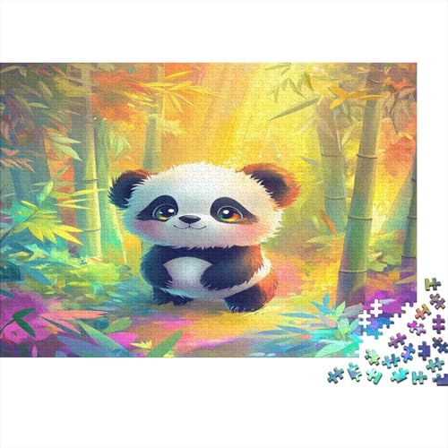 Panda 300 Teile Puzzle Spielzeug Geschenk Geschicklichkeitsspiel Für Erwachsene Und Kinder Impossible Puzzle 300pcs (40x28cm) von DVAPAHEVK