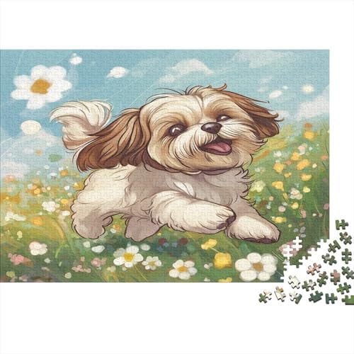 Pekinese 1000 Teile Puzzle Spielzeug Geschenk Geschicklichkeitsspiel Familienspaß Impossible Puzzle 1000pcs (75x50cm) von DVAPAHEVK