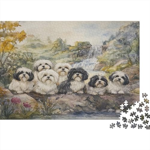 Pekinese 300 Teile Puzzle Spielzeug Geschenk Kinder Lernspiel Für Erwachsene Und Kinder Impossible Puzzle 300pcs (40x28cm) von DVAPAHEVK