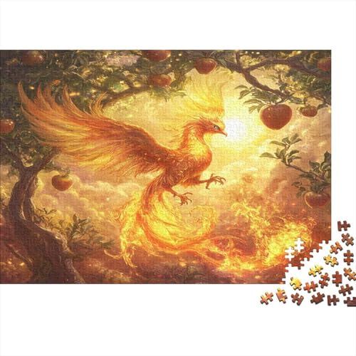 Phönix 1000 Teile Puzzle Spielzeug Geschenk Geschicklichkeitsspiel Familienspaß Impossible Puzzle 1000pcs (75x50cm) von DVAPAHEVK