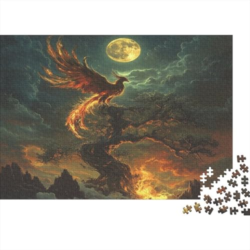 Phönix 300 Teile Puzzle Puzzle Für Erwachsene Kinder Lernspiel Für Erwachsene Und Kinder Impossible Puzzle 300pcs (40x28cm) von DVAPAHEVK