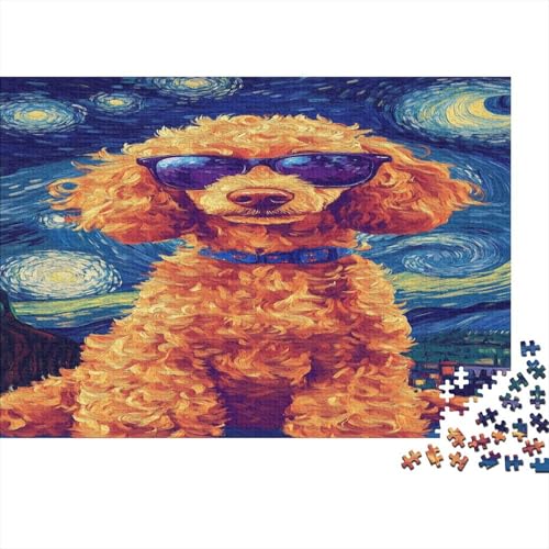 Pudel 500 Teile Puzzle Spielzeug Geschenk Geschicklichkeitsspiel Familienspaß Impossible Puzzle 500pcs (52x38cm) von DVAPAHEVK