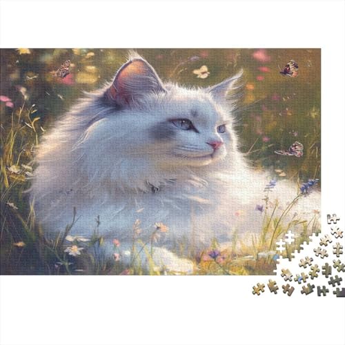 Ragdoll 1000 Teile Puzzle Spielzeug Geschenk Kinder Lernspiel Familienspaß Impossible Puzzle 1000pcs (75x50cm) von DVAPAHEVK