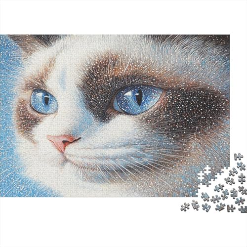 Ragdoll 300 Teile Puzzle Premium Quality Puzzle Kinder Lernspiel Familienspaß Impossible Puzzle 300pcs (40x28cm) von DVAPAHEVK