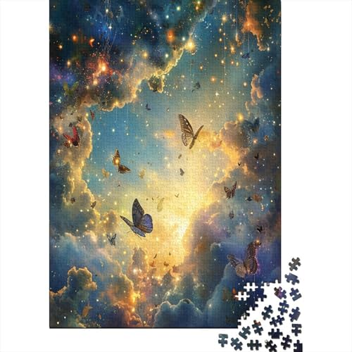 Schmetterling 500 Teile Puzzle Spielzeug Geschenk Familien-Puzzlespiel Für Erwachsene Und Kinder Impossible Puzzle 500pcs (52x38cm) von DVAPAHEVK