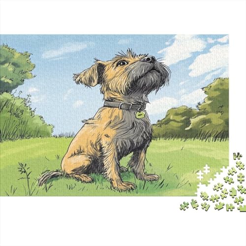 Schnauzer 300 Teile Puzzle Puzzle Für Erwachsene Geschicklichkeitsspiel Familienspaß Impossible Puzzle 300pcs (40x28cm) von DVAPAHEVK