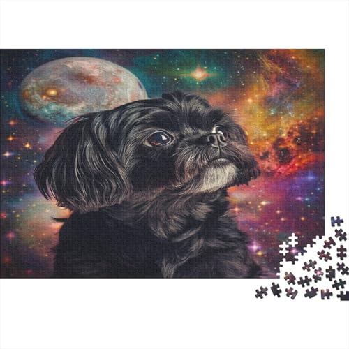 Shih Tzu 300 Teile Puzzle Spielzeug Geschenk Kinder Lernspiel Für Erwachsene Und Kinder Impossible Puzzle 300pcs (40x28cm) von DVAPAHEVK