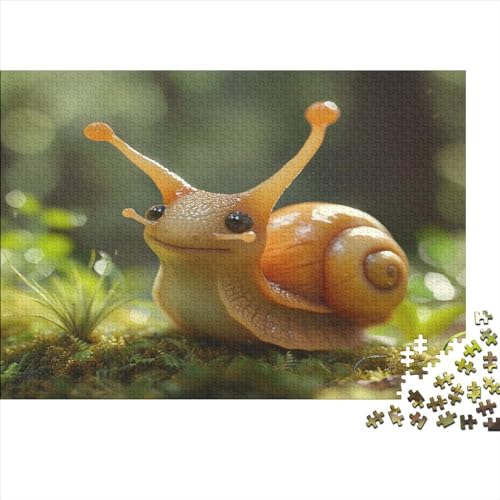 Süße Schnecke Puzzlespiel 1000 Teile Puzzle Für Erwachsene Und Kinder Ab 14 Jahren, Puzzle Erwachsenen Puzzlespi Puzzel 1000pcs (75x50cm) von DVAPAHEVK