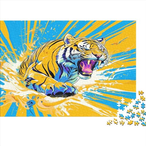 Tiger 300 Teile Puzzle Spielzeug Geschenk Geschicklichkeitsspiel Für Erwachsenen Ab 14 Jahren Impossible Puzzle 300pcs (40x28cm) von DVAPAHEVK