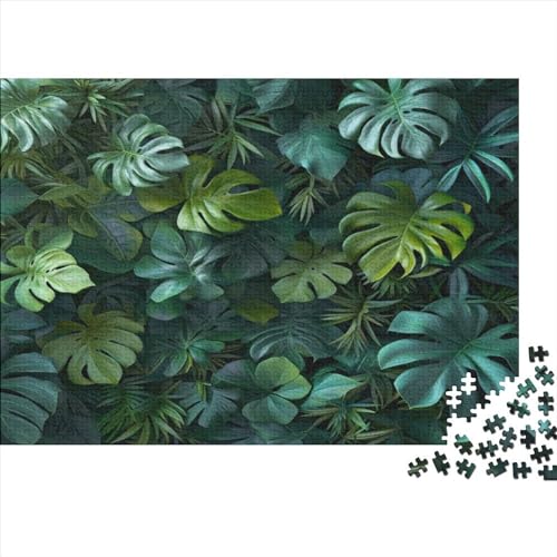 Tropical Blatt Puzzle 1000 Teile,Puzzlespiel Für Erwachsene,Impossible Puzzle,Puzzle GesKükenlichkeitsspiel Für Die Ganze Familie, Geschenke Für Männer/Frauen Erwachsenen Puzzel 1000pcs (75x50cm) von DVAPAHEVK