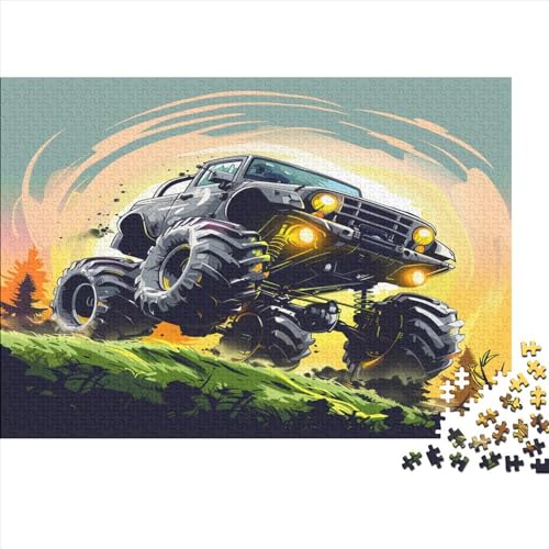 Trucks 1000 Teile Puzzle Spielzeug Geschenk Kinder Lernspiel Familienspaß 100% Recycelten Kartons 1000pcs (75x50cm) von DVAPAHEVK