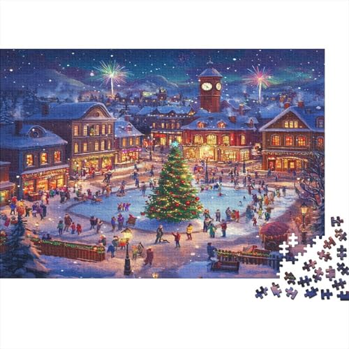 Weihnachtsbaum 300 Teile Puzzle Spielzeug Geschenk Geschicklichkeitsspiel Für Erwachsene Und Kinder Impossible Puzzle 300pcs (40x28cm) von DVAPAHEVK