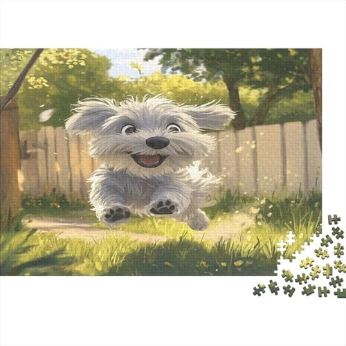 West Highland White Terrier 300 Teile Puzzle Premium Quality Puzzle Kinder Lernspiel Für Erwachsene Und Kinder Impossible Puzzle 300pcs (40x28cm) von DVAPAHEVK