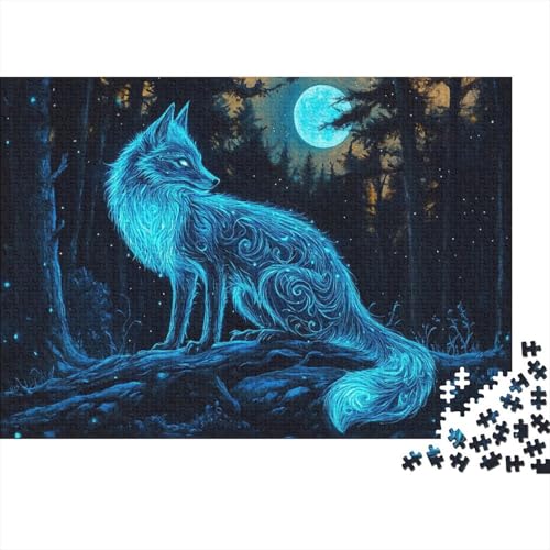 Wolf 300 Teile Puzzle Spielzeug Geschenk Geschicklichkeitsspiel Familienspaß 100% Recycelten Kartons 300pcs (40x28cm) von DVAPAHEVK