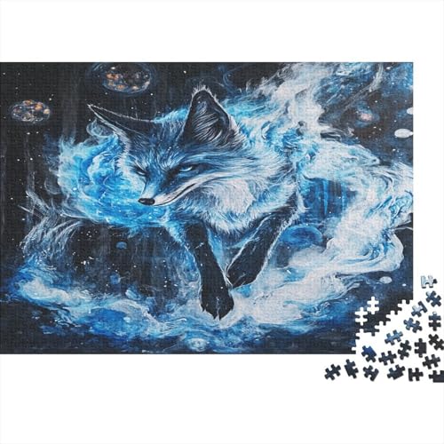 Wolf 500 Teile Puzzle Puzzle Für Erwachsene Familien-Puzzlespiel Familienspaß Impossible Puzzle 500pcs (52x38cm) von DVAPAHEVK