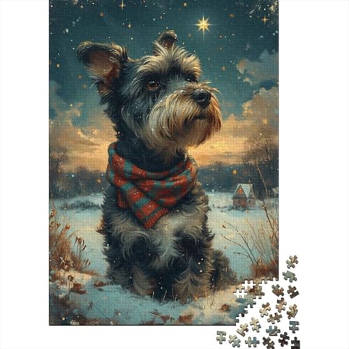 Yorkshire Terrier 500 Teile Puzzle Puzzle Für Erwachsene Kinder Lernspiel Familienspaß 100% Recycelten Kartons 500pcs (52x38cm) von DVAPAHEVK