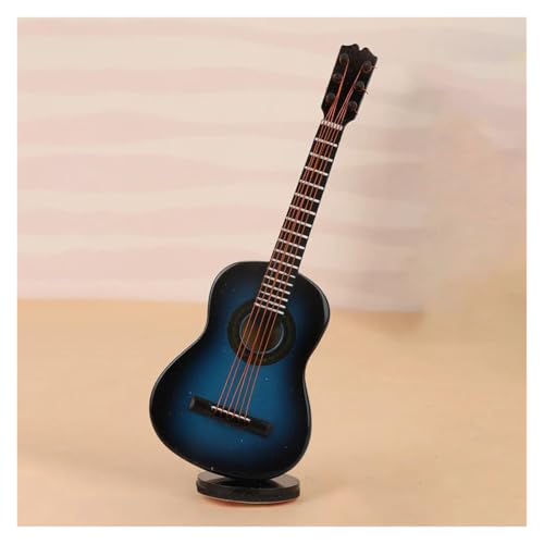 Mini Musikinstrument Dekor Auto-Ornament Miniatur-Gitarre Und Violine Musikinstrument Inneneinrichtung(13cm c) von DVCSDE