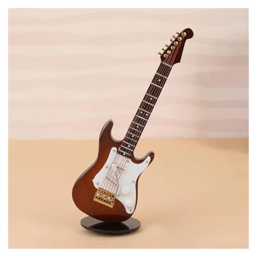 Mini Musikinstrument Dekor Auto-Ornament Miniatur-Gitarre Und Violine Musikinstrument Inneneinrichtung(14cm d) von DVCSDE