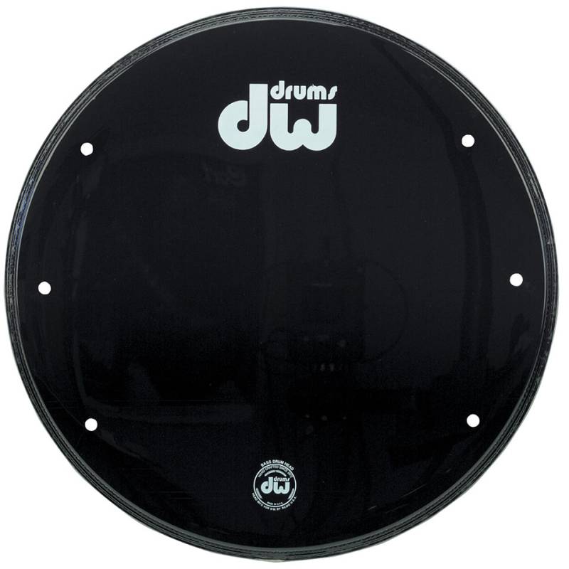 DW Bass Drum Head 22" Black Bass-Drum-Fell von DW