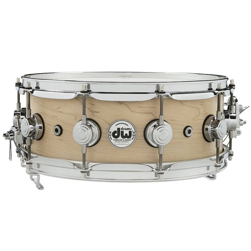 DW Super Sonic 14" x 5,5" Natural Satin Oil Solid Snare Drum Snare von DW