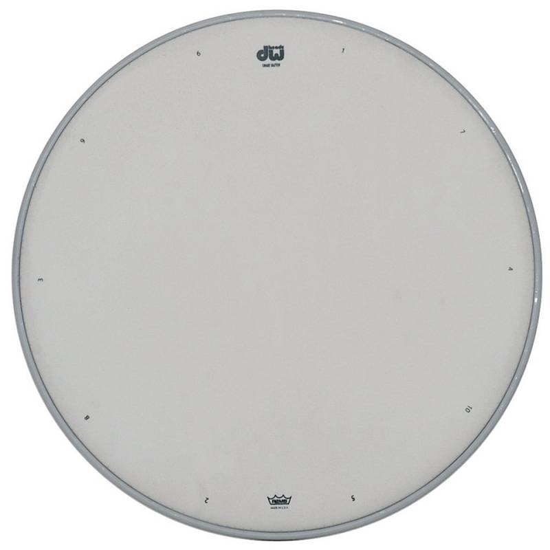 DW White Coated Snare Drum Head 14" Snare-Drum-Fell von DW