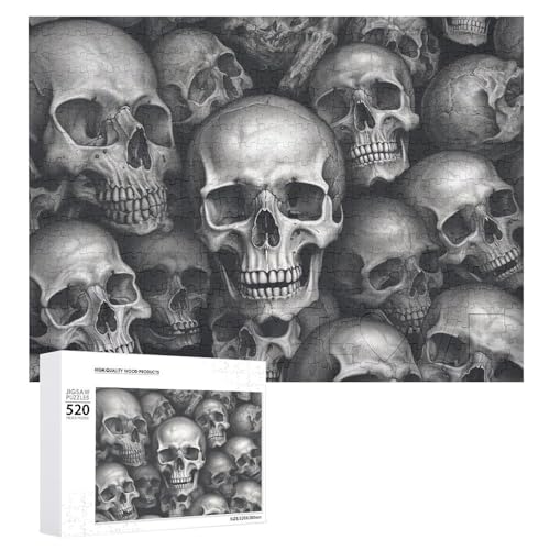 520 Teile Puzzles für Erwachsene Cool Viele Schädel Puzzles Große Puzzles Spiel Dekompression Freizeit Unterhaltung Holzpuzzle Entspannung Sensorisches Spielzeug Raumdekor für Frauen Männer 520 Teile Puzzles für Erwachsene Cool Viele Schädel Puzzles Große Puzzles Spiel Dekompression Freizeit Unterhaltung Holzpuzzle Entspannung Sensorisches Spielzeug Raumdekor für Frauen Männer von DWVTFSM