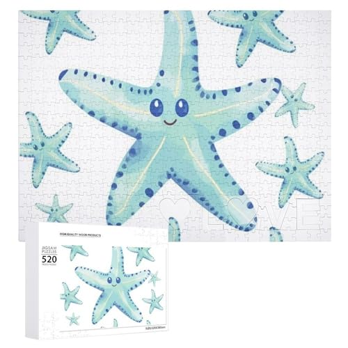 520 Teile Puzzles für Erwachsene Coole Niedliche Seestern Puzzles Große Puzzles Spiel Dekompression Freizeit Unterhaltung Holzpuzzle Entspannung Sensorisches Spielzeug Raumdekor für Frauen Männer 520 Teile Puzzles für Erwachsene Coole Niedliche Seestern Puzzles Große Puzzles Spiel Dekompression Freizeit Unterhaltung Holzpuzzle Entspannung Sensorisches Spielzeug Raumdekor für Frauen Männer von DWVTFSM